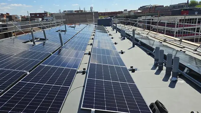 Commercial Solar Installation Picture